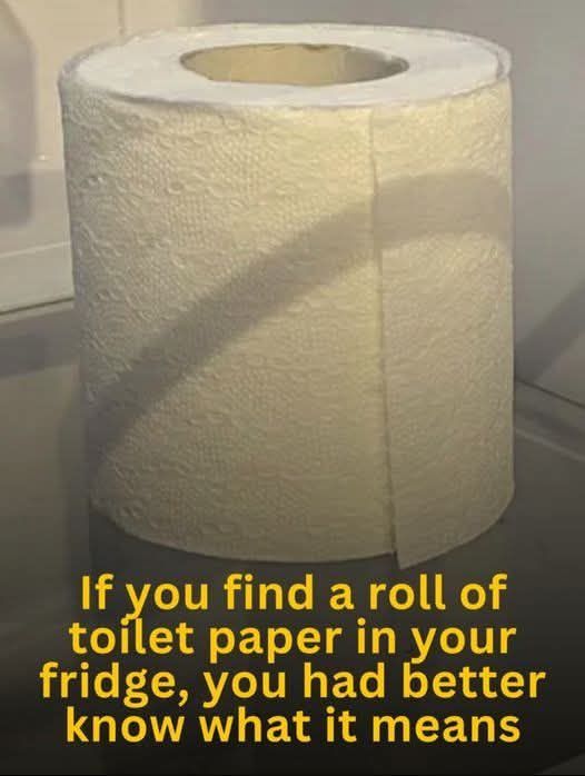 Why a Roll of Toilet Paper in Your Fridge Could Be Trying to Tell You Something