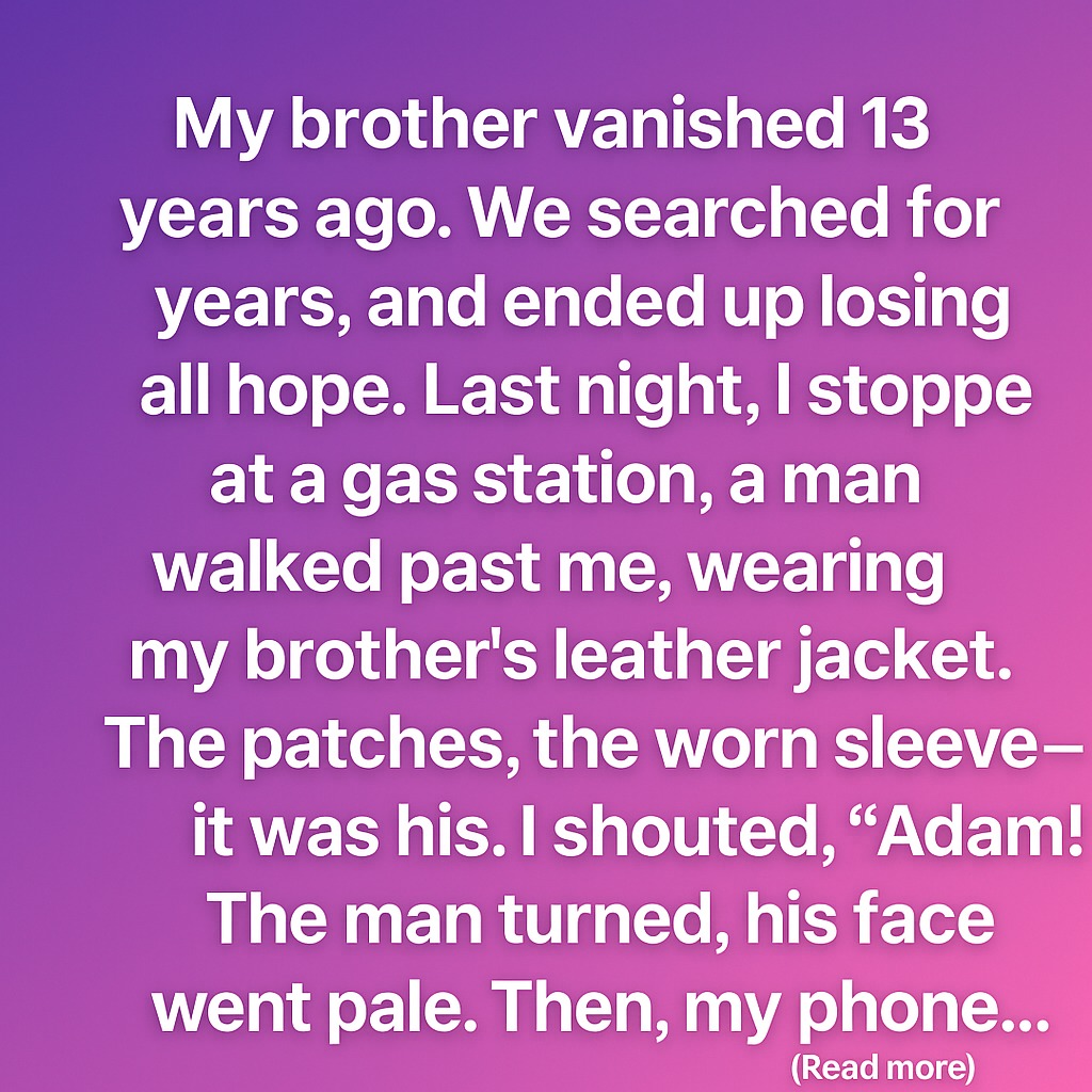 The Jacket, the Stranger, and the Brother I Never Expected to Find