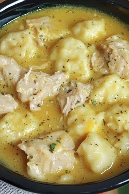 Easy Crock Pot Chicken and Dumplings Recipe