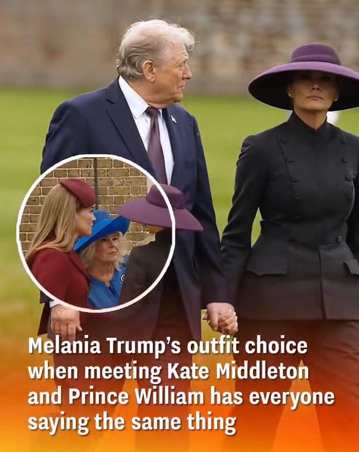 Elegant Look Turns Heads at Windsor Castle Visit