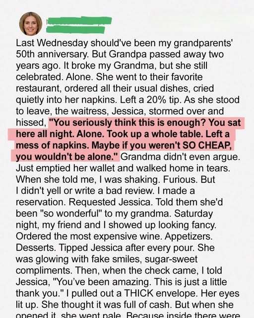 The Moment a Waitress Underestimated My Response