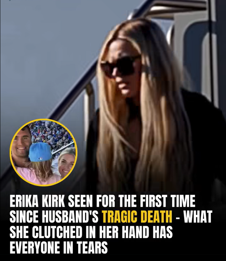 Widow Makes First Public Appearance Since Tragedy