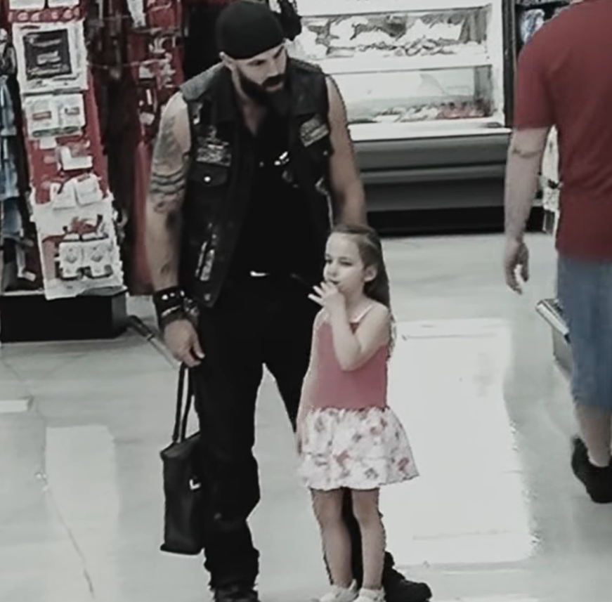 Unexpected Hero: Biker Helps Mute Girl