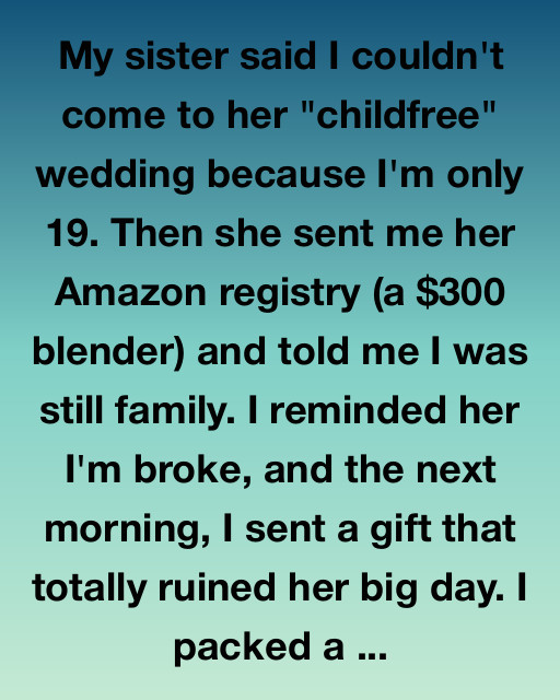 Banned From the Wedding, My Gift Changed Everything