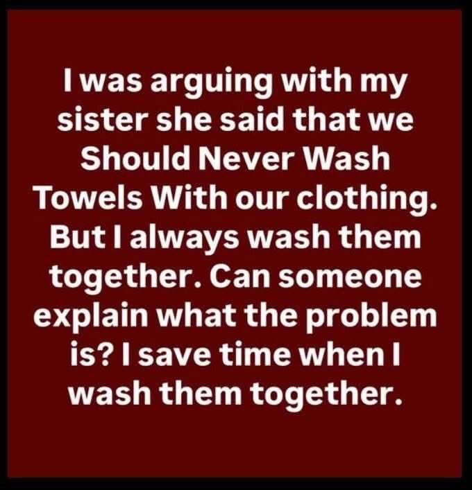 Should You Wash Towels and Clothes Together?