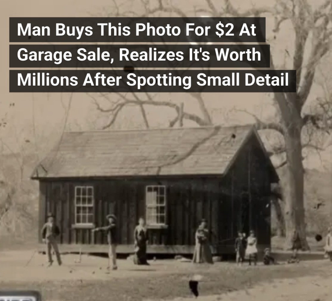 Man Pays  for Old Photo — Discovers Hidden Detail Worth Millions