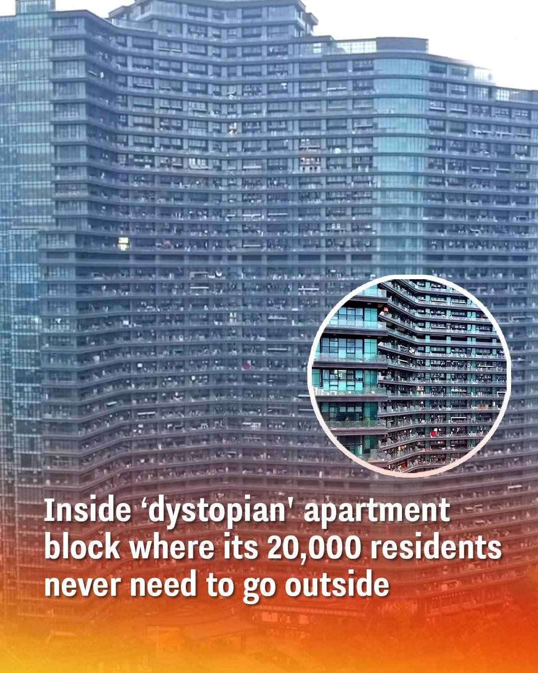 Life Inside the 20,000-Person Mega Apartment City
