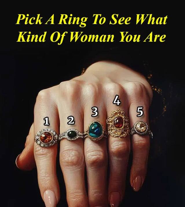 Choose a Ring and Discover Your Inner Traits