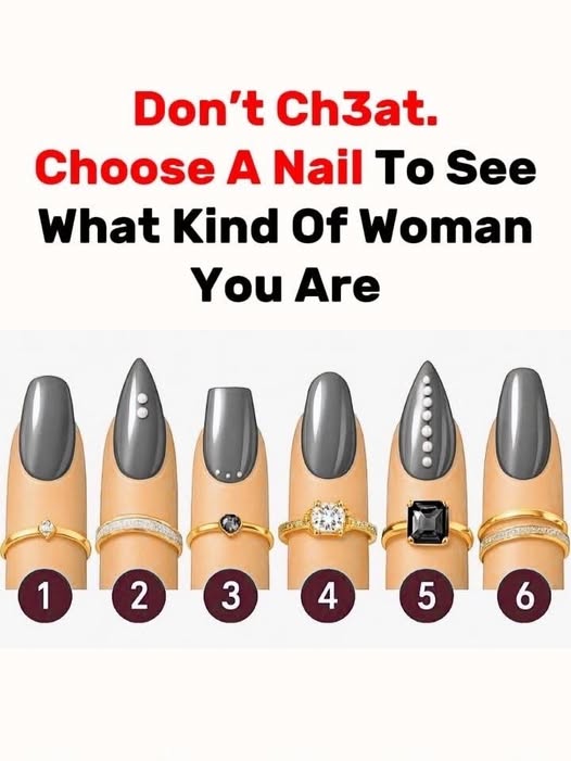 Pick a Nail and Discover the Type of Woman You Truly Are