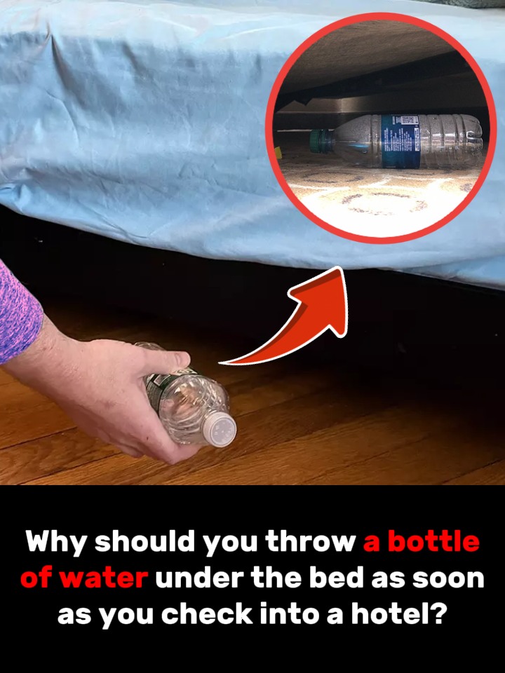 The Surprising Reason Travelers Put Water Bottles Under Hotel Beds