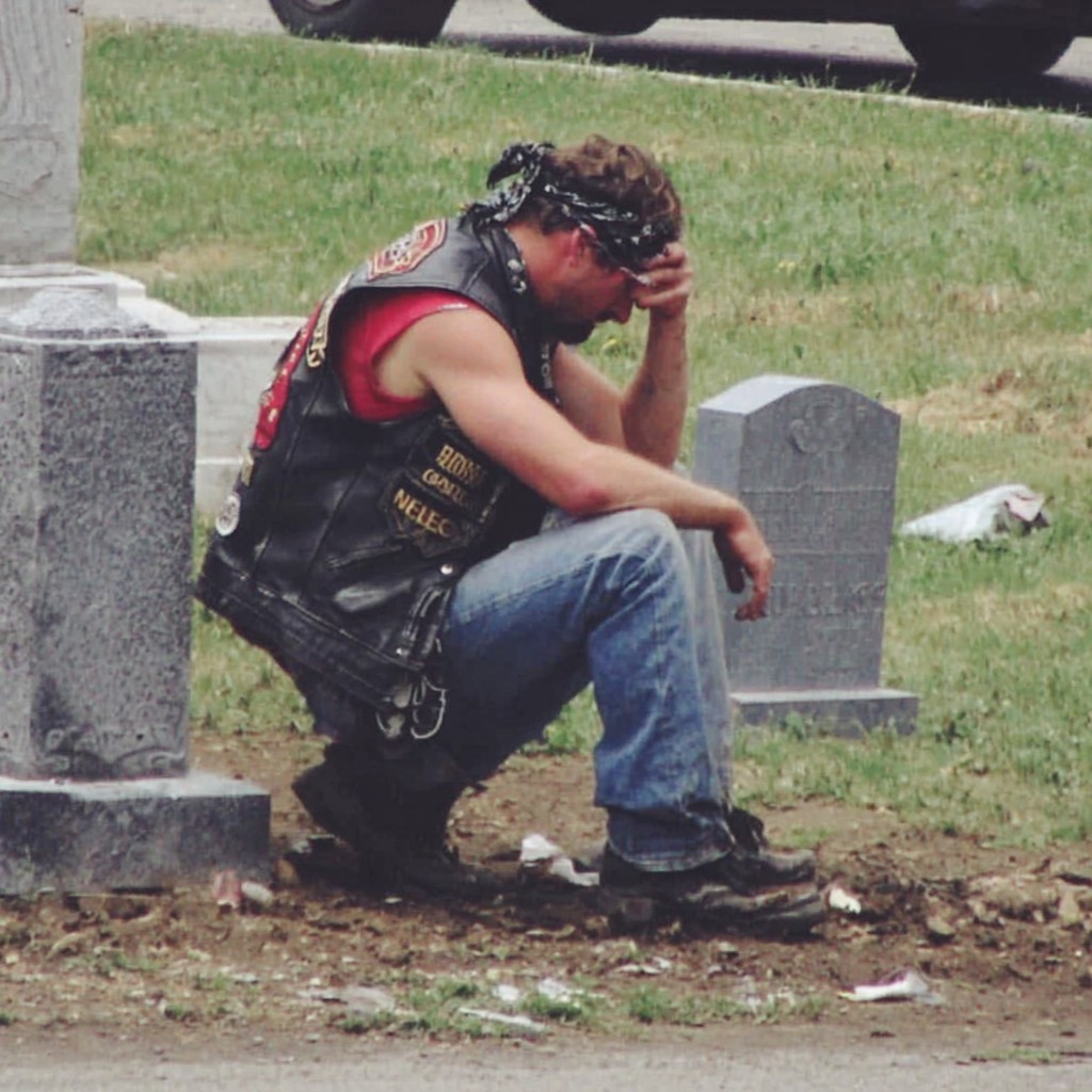 The Mystery Biker Who Visited My Wife’s Grave Every Week