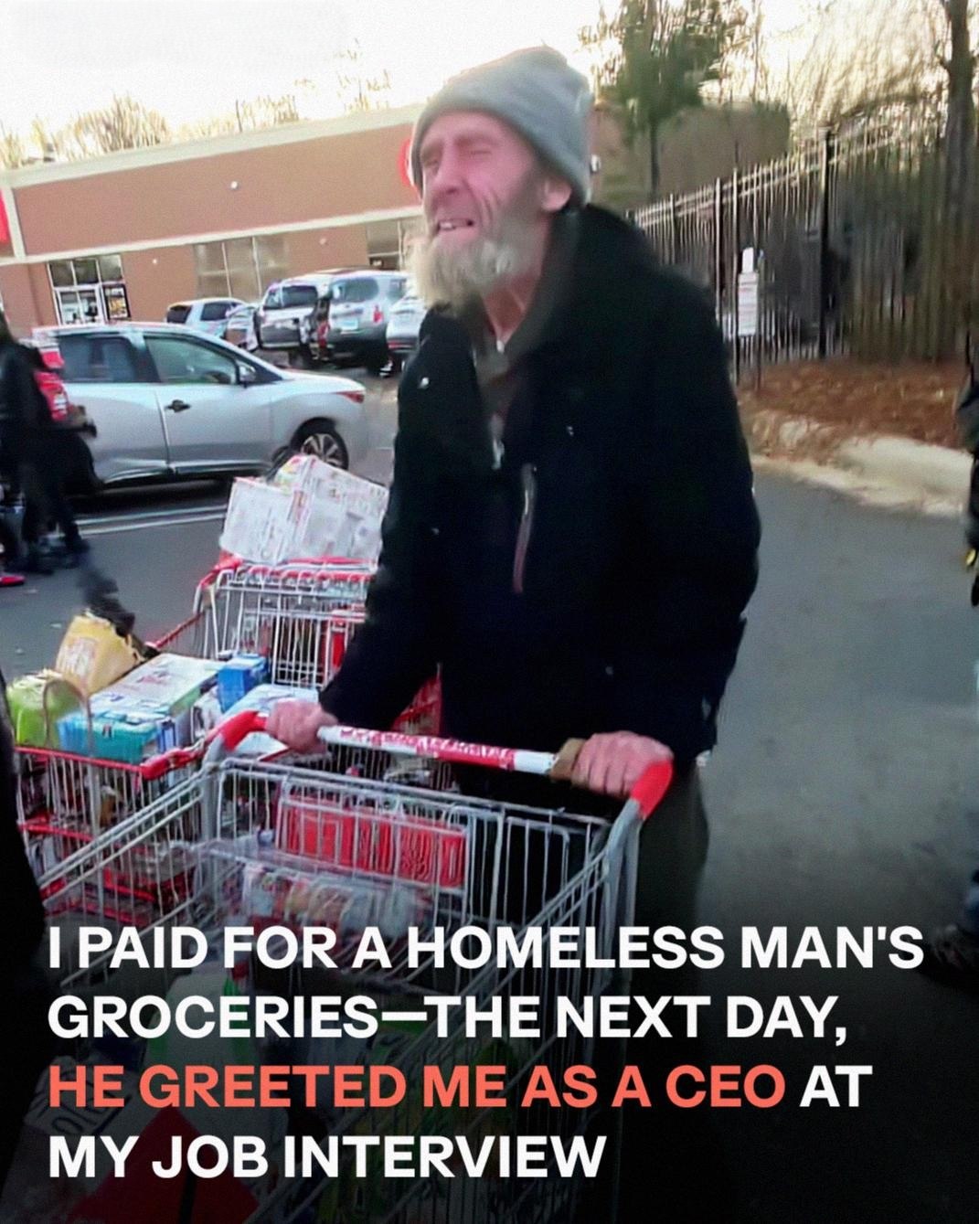 How Helping a Homeless Man Led to a Life-Changing Moment