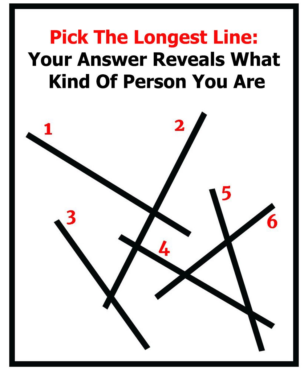 Choose the Longest Line and Uncover Surprising Personality Secrets