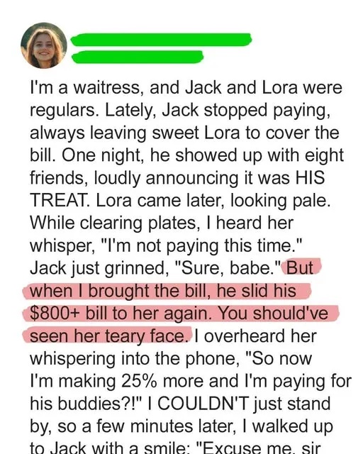 Man’s Dinner Surprise Leaves Restaurant in Shock