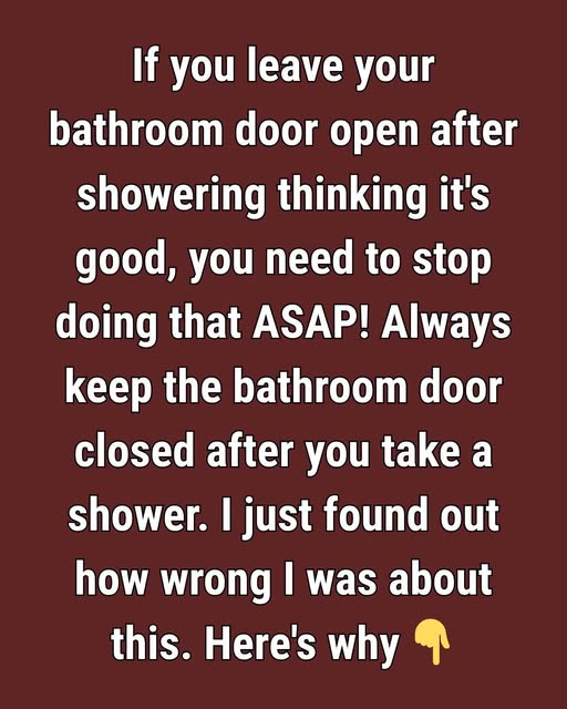 Bathroom Door: Should You Keep It Open or Closed After a Shower?