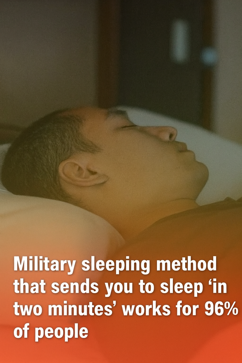 How a Simple Military Method Helps You Relax Before Bed