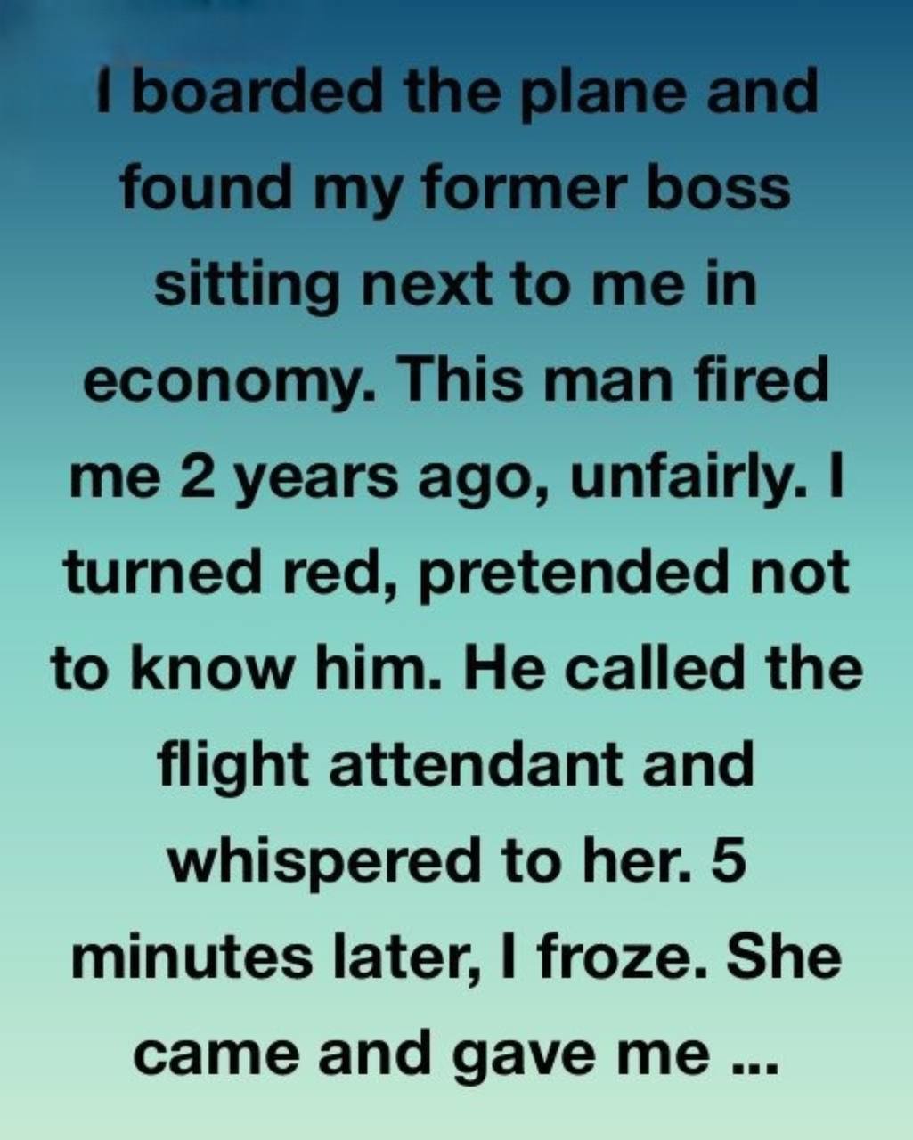 The Flight That Changed Everything: A Story of Unexpected Events