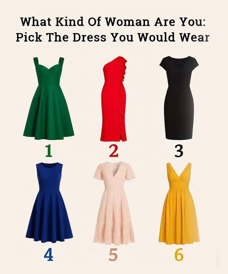 What Your Favorite Dress Reveals About Your Personality