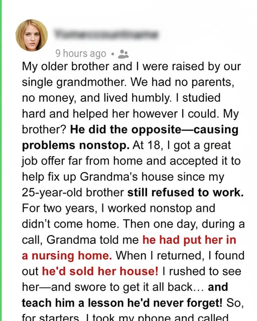 How I Protected My Grandmother and Helped Rebuild Our Family