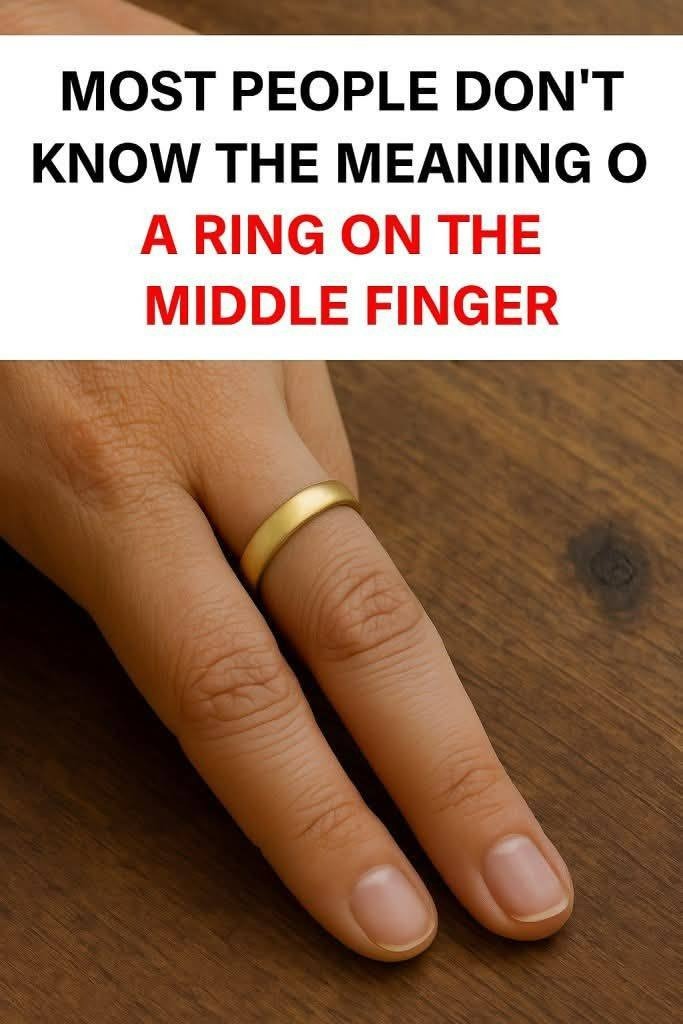 The Cultural and Personal Meaning of Wearing a Ring on Your Middle Finger