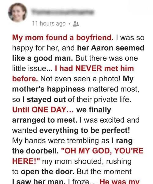 At 45, My Mom Found Someone New — Then I Discovered the Truth