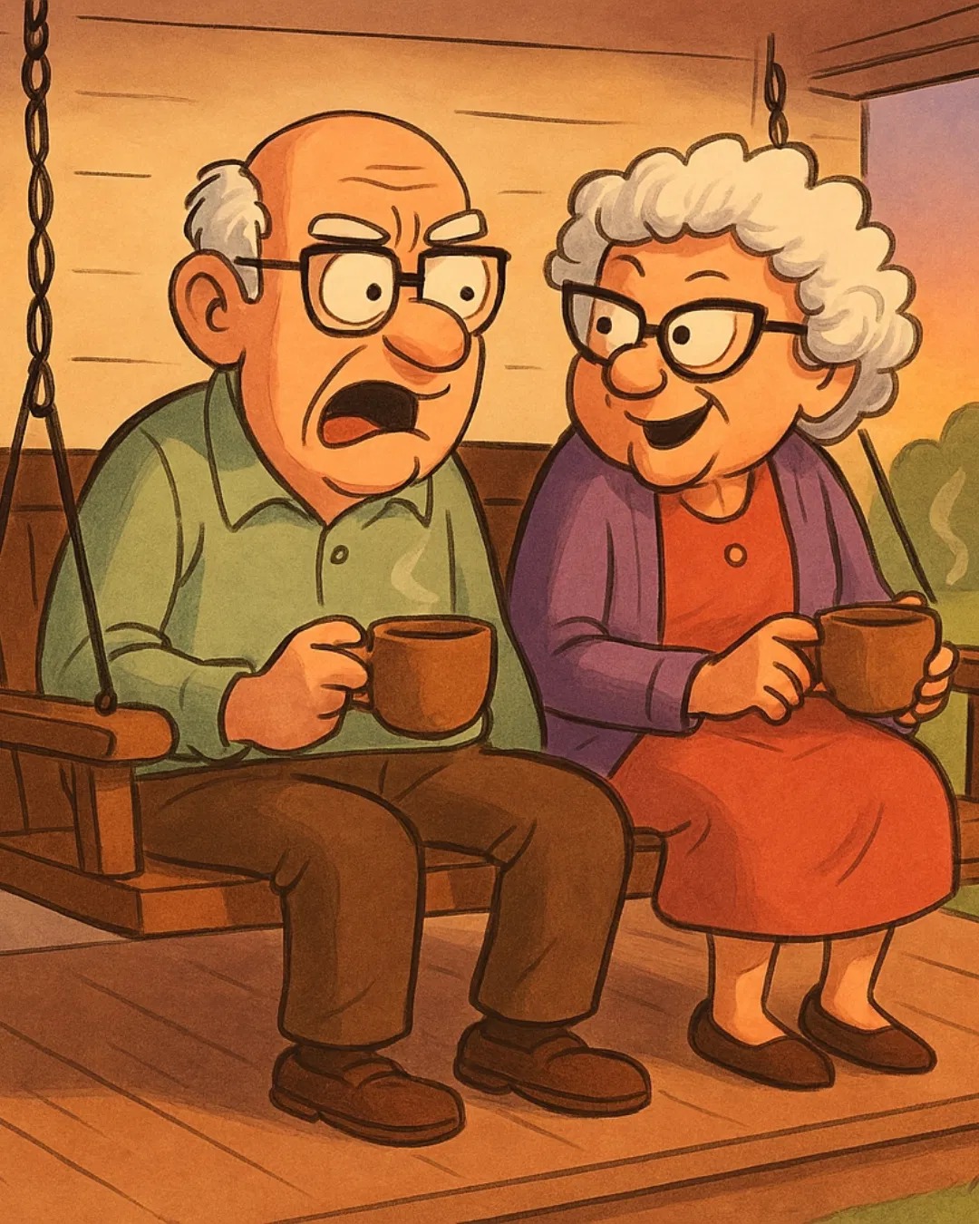 A Lighthearted Story of Bert and Edna’s Playful Confessions and Memories