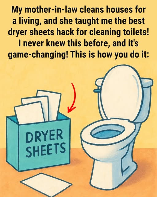 The Dryer Sheet Trick That Makes Cleaning Your Toilet So Easy