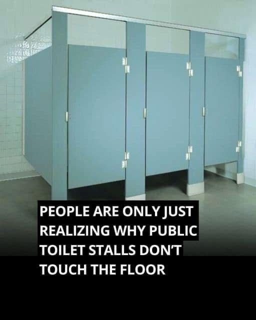 The Real Reason Public Restroom Doors Have Gaps at the Bottom