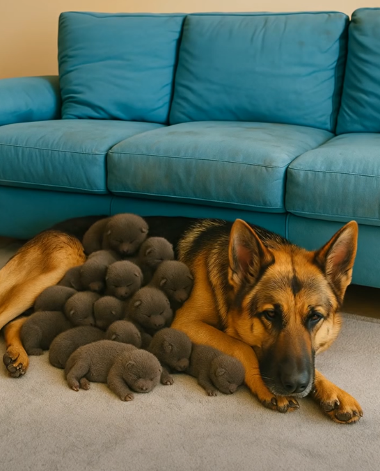 Biker Helps Starving German Shepherd — What Happened Next Shocked Everyone