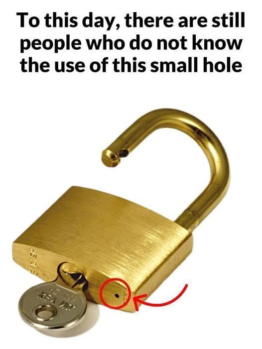 A Simple Padlock Design Detail With a Practical Purpose