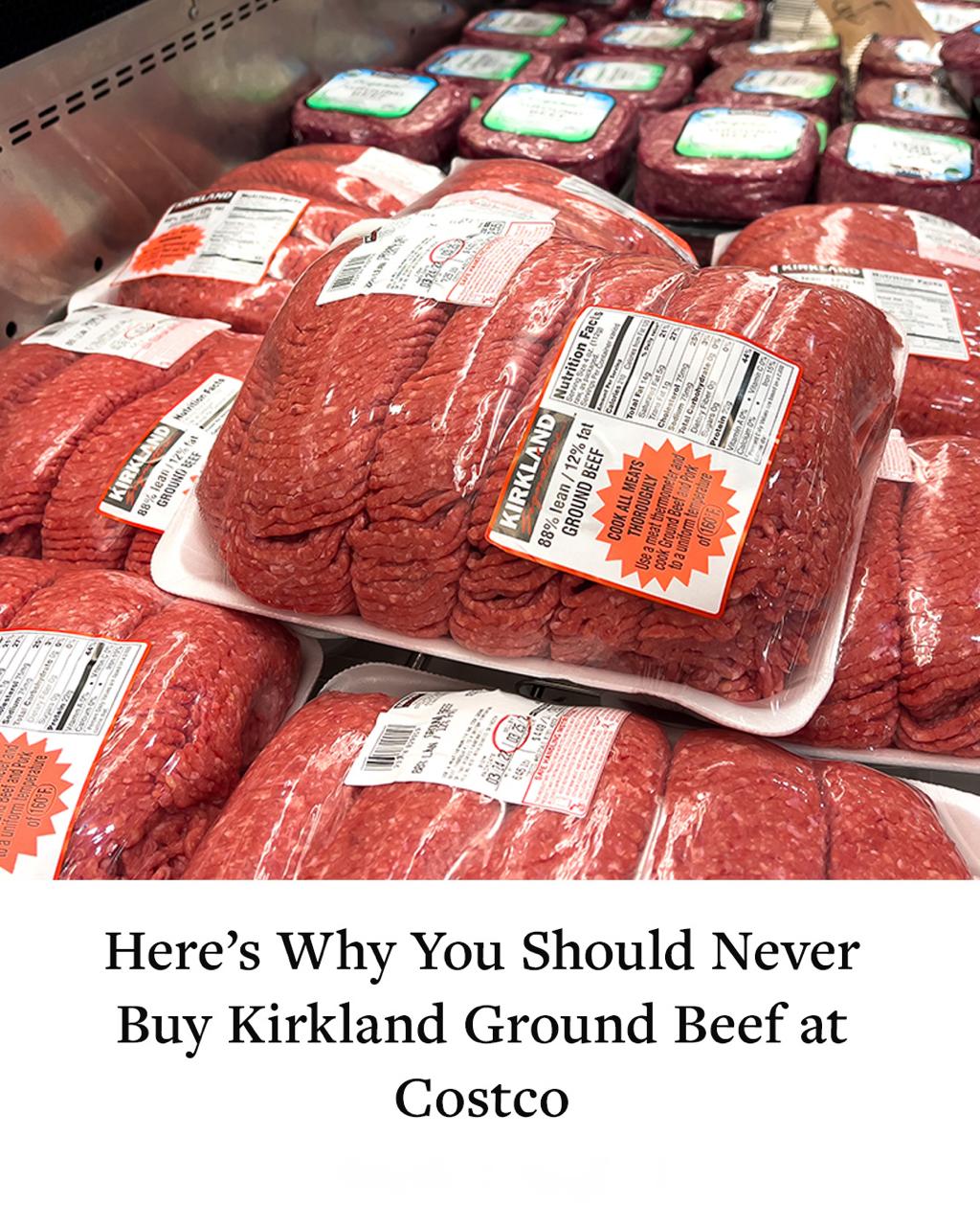 A Closer Look at Kirkland Ground Beef at Costco