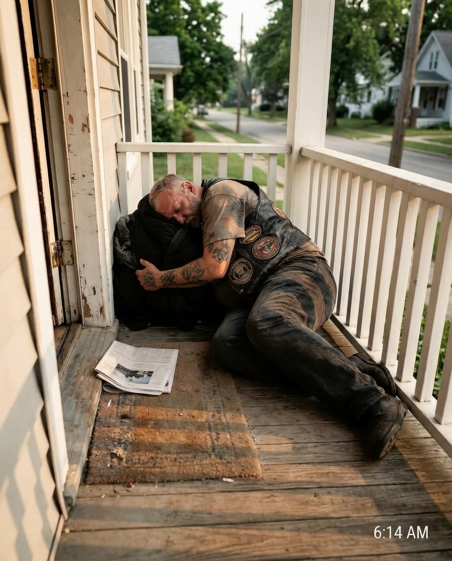 I Found a Biker Sleeping on My Porch—Then I Saw the Note
