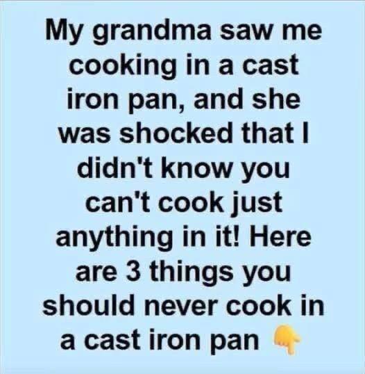 Grandma’s Kitchen Advice on Using Cast Iron Cookware