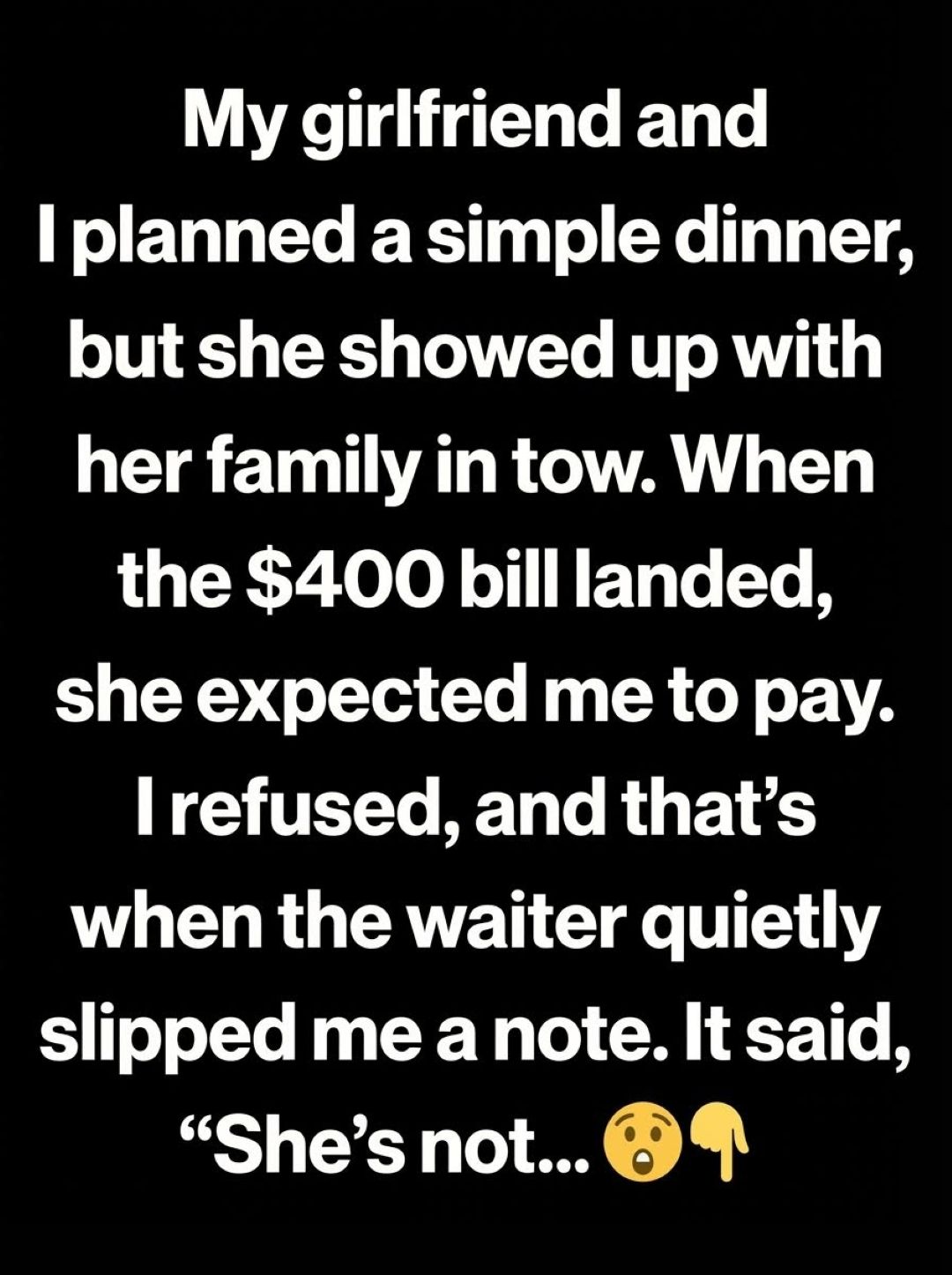 An Unexpected Dinner Invitation That Changed a Boundary