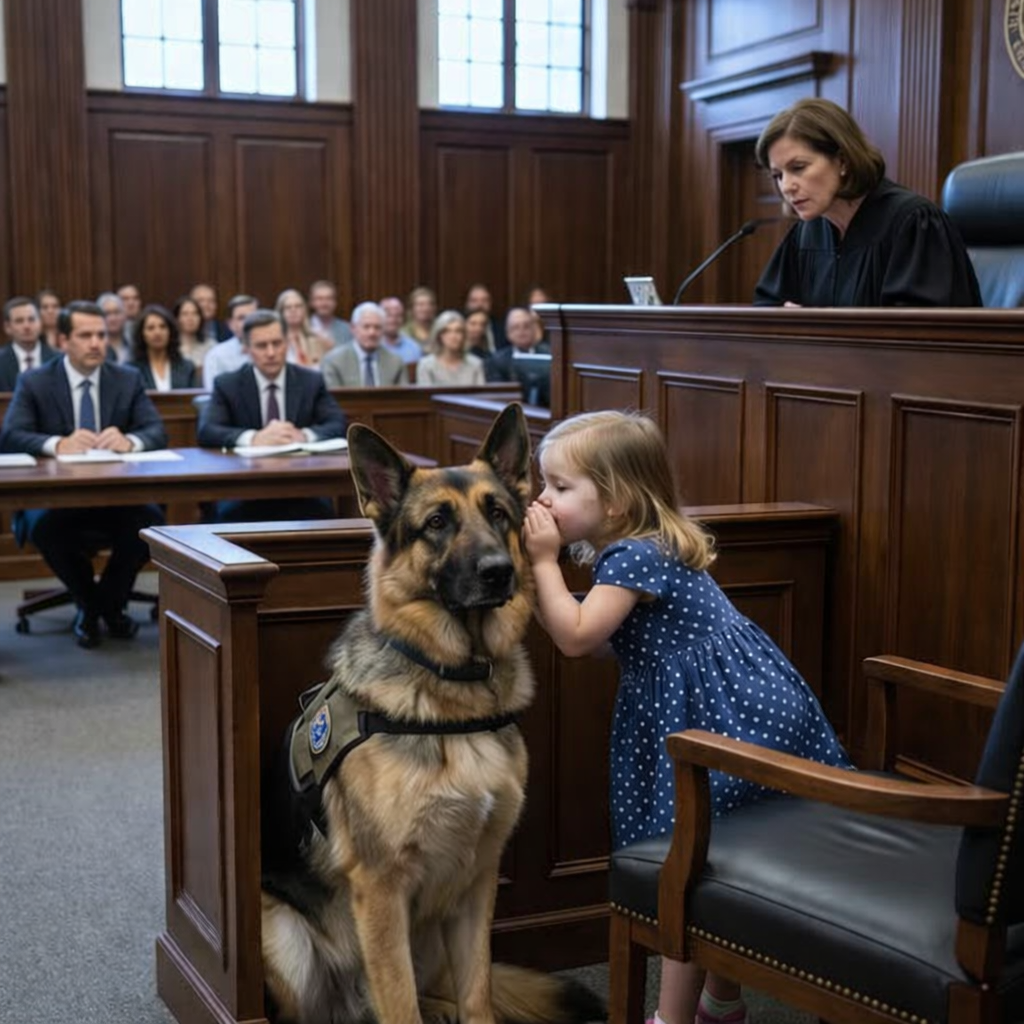 3-Year-Old Talks to a Police Dog in Court — No One Expected What She Said