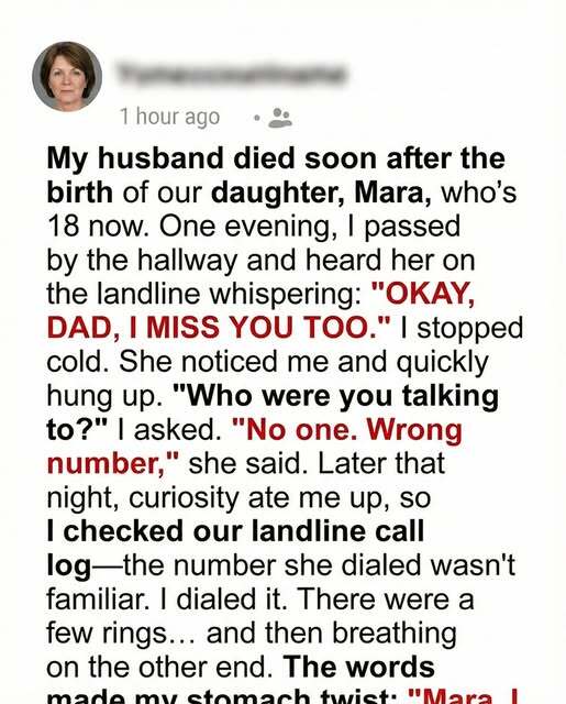 My Daughter Whispered Into the Landline—And I Was Shaken