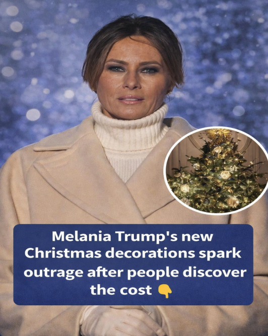 Melania Trump Faces Questions After Sharing Cost of Holiday Decorations