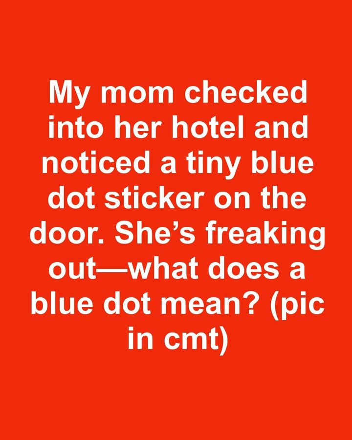 Hotel Room Stickers Explained: What the Blue Dot Really Means