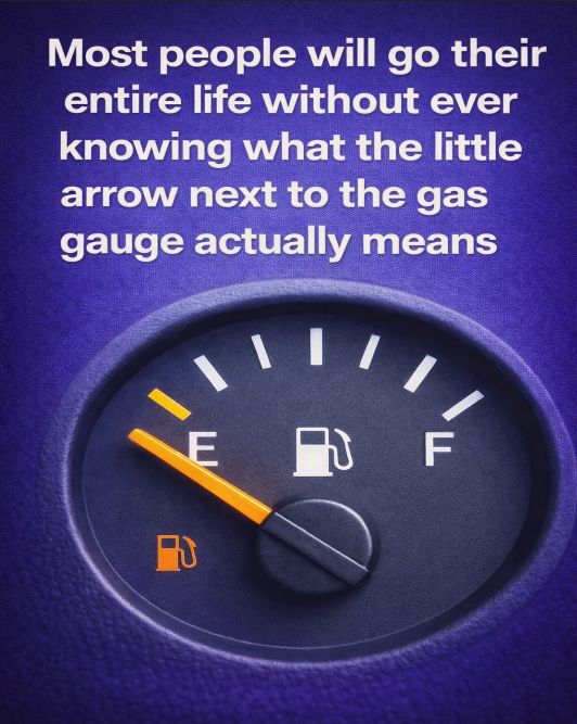 What That Little Arrow by Your Fuel Gauge Actually Means