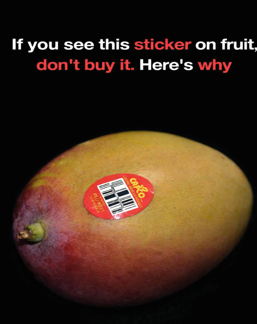 How Produce Stickers Reveal How Your Food Was Grown