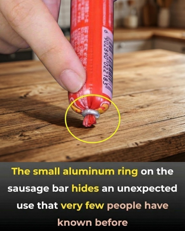 The Surprising Reason Sausage Sticks Have Small Aluminum Rings