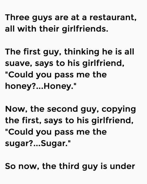 Dinner With Three Couples Leads to an Unforgettable Moment