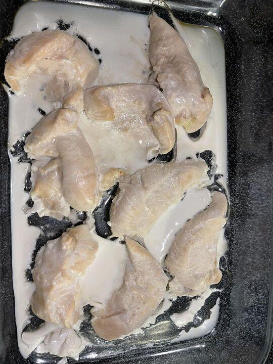 The Reason White Protein Forms on Chicken During Cooking