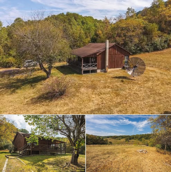 Mountain Cabin on 36 Acres Heads to Auction in Virginia