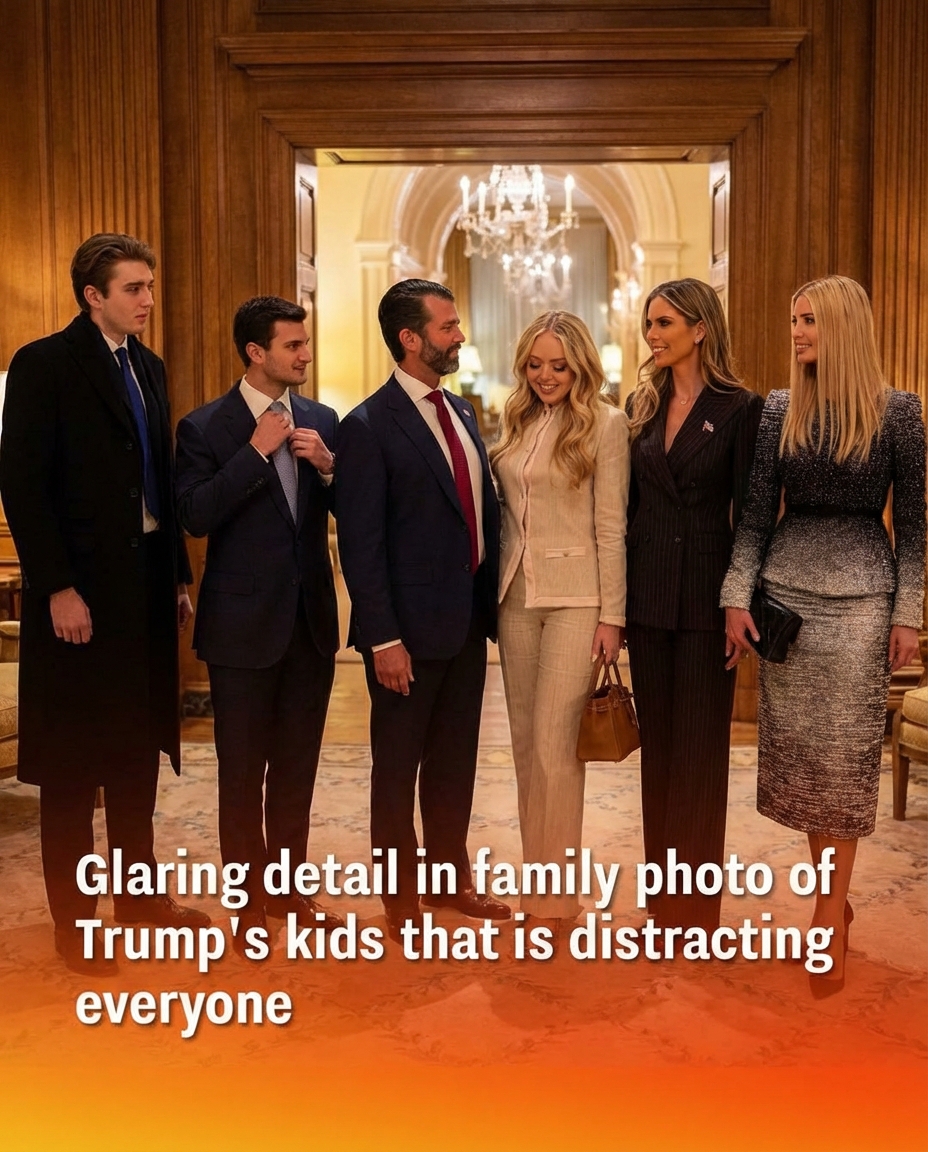Fans Notice Unexpected Detail in Photo of Donald Trump’s Family