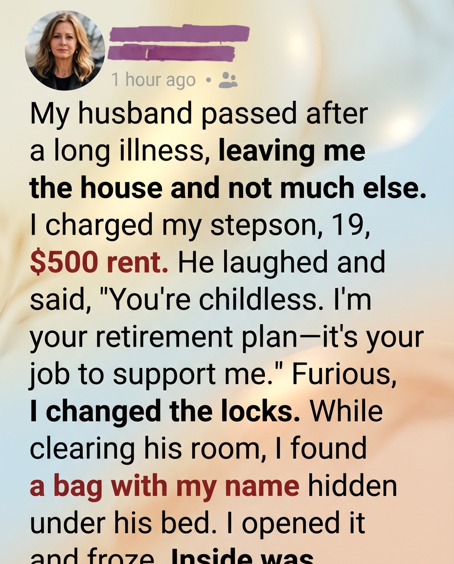 What I Discovered After Asking My Stepson for Rent Left Me Heartbroken