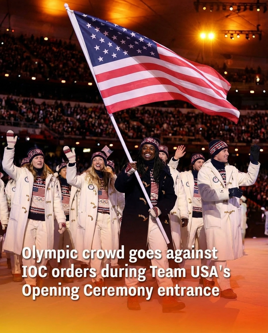 Olympic Spectators React Loudly to Team USA’s Entrance