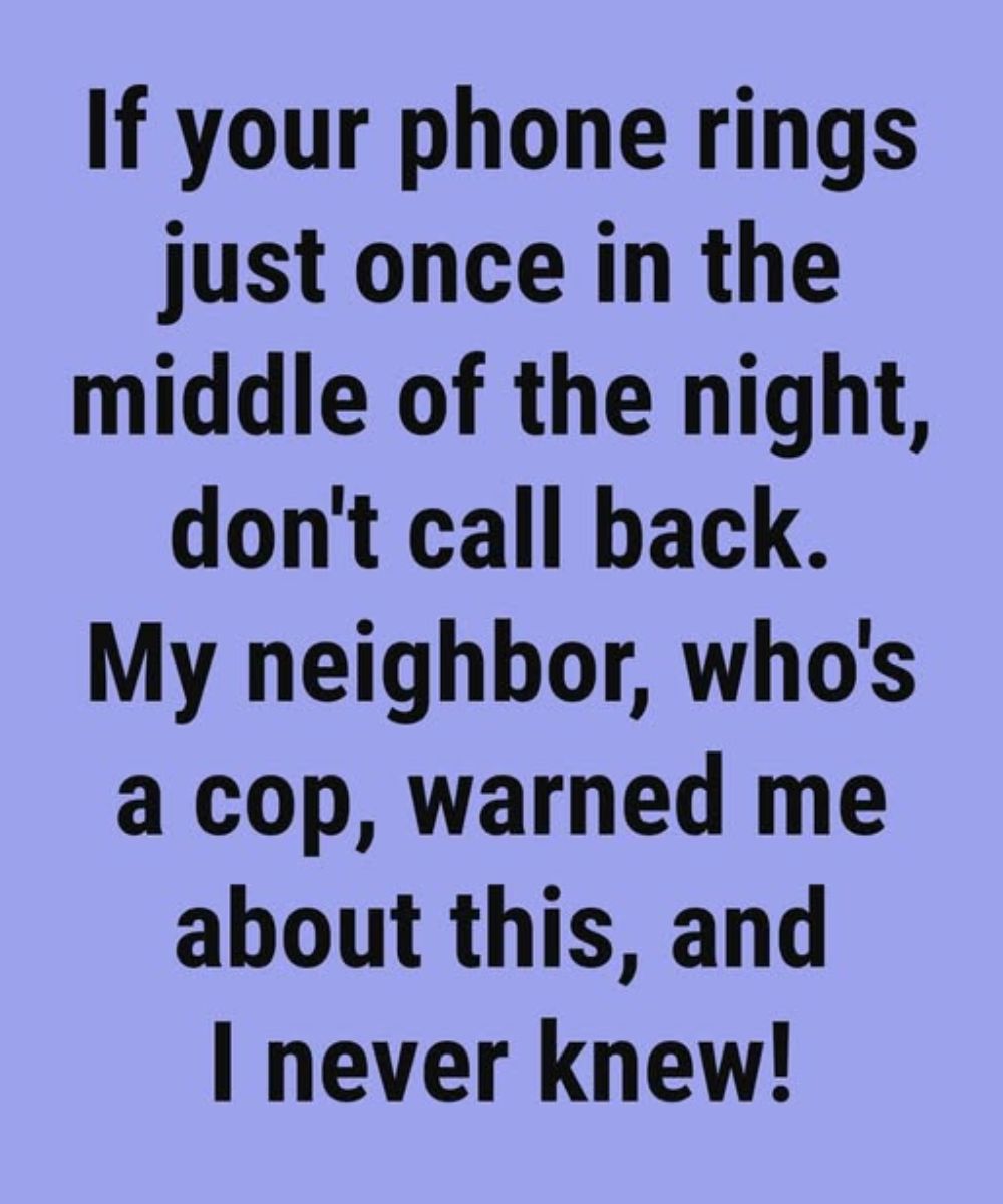 Stop! If Your Phone Displays These Signs, Do Not Return the Call