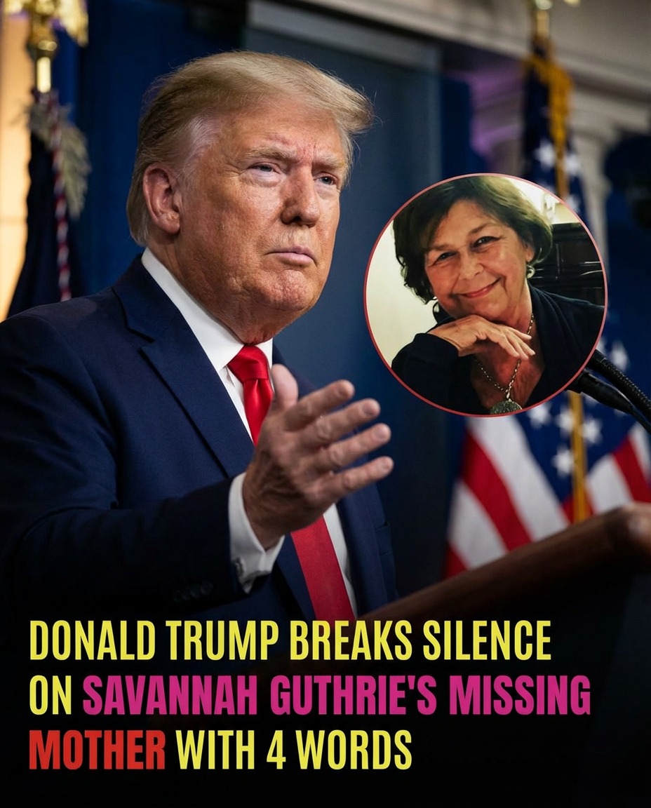 Search for Savannah Guthrie’s Mother Ongoing Amid Trump’s Remarks