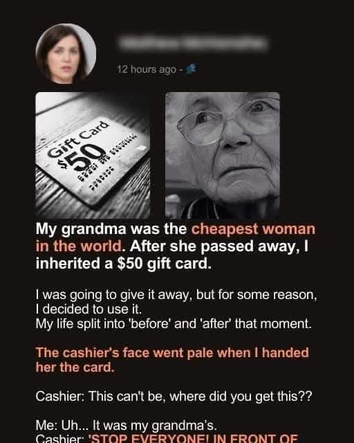 What I Learned After Using the  Gift Card My Grandmother Left Behind